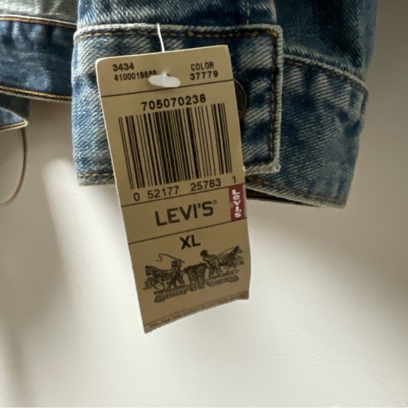 Levi Strauss & Co. Embroidered Puerto Rican Flag/Pacific Trucker Jean Jacket! - Picture 11 of 15